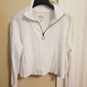 Hollister long sleeve crop top